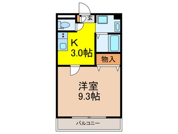 アネックス桜の町Ｂ棟の物件間取画像